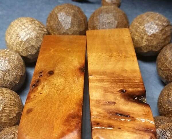 벽조목 도장과 염주, 출처; 다음 카페 생활목공예